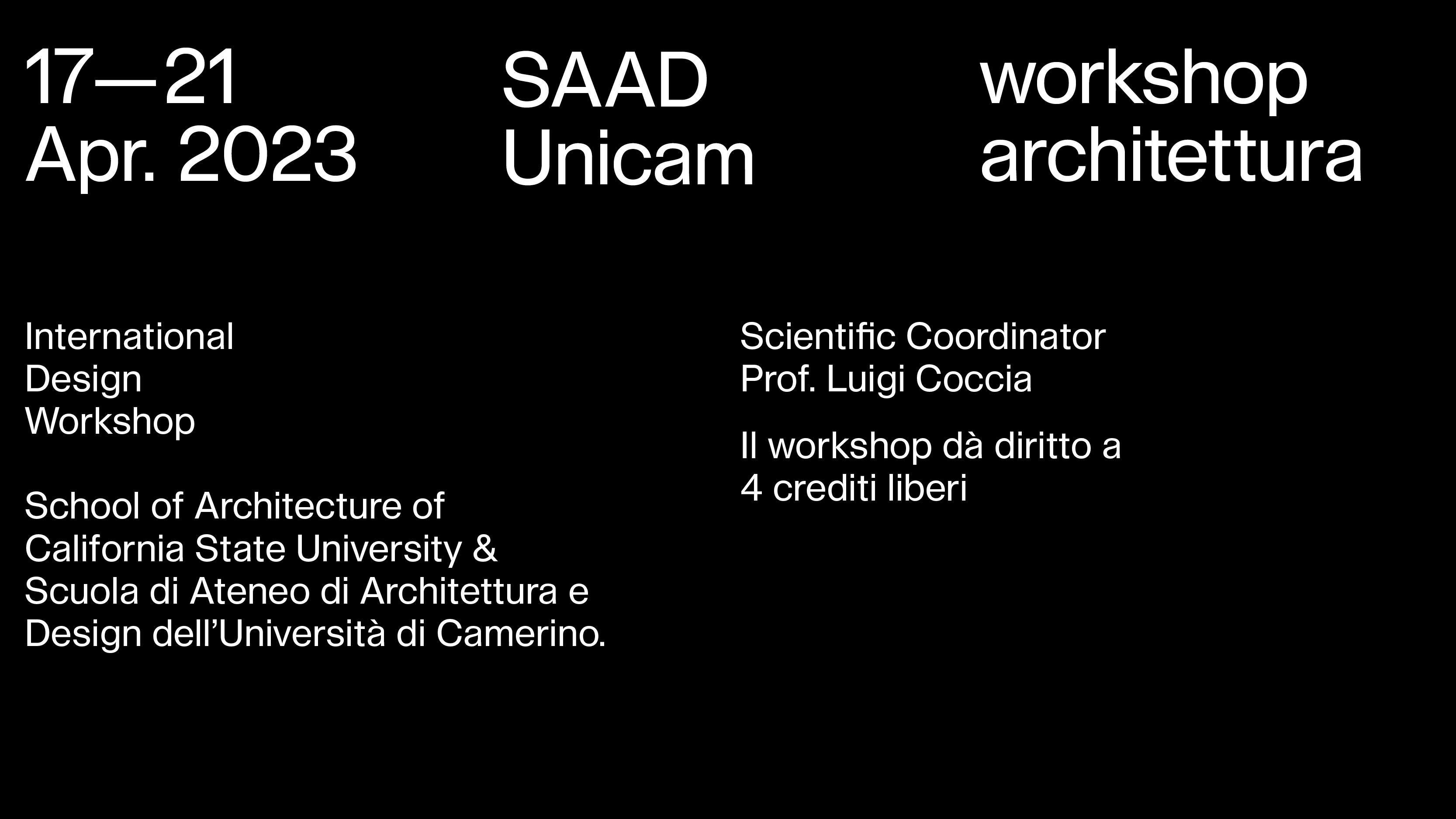 Workshop Architettura