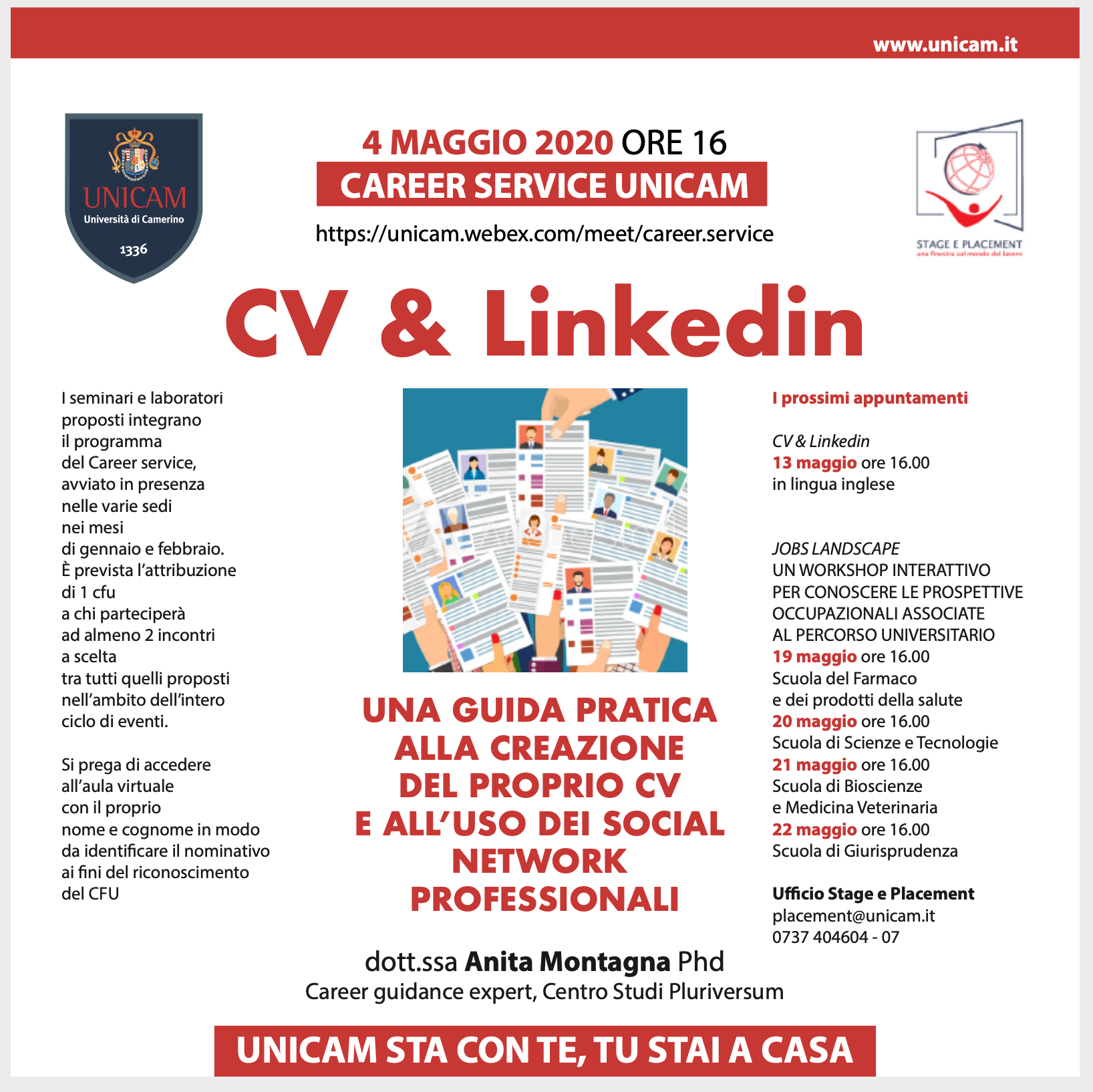 incontro per realizzare il proprio curriculum su piattaforma linkedin